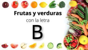 Frutas y verduras con b